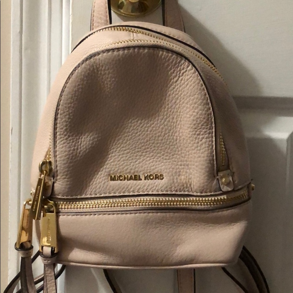 Michael Kors Light Pink Mini Backpack